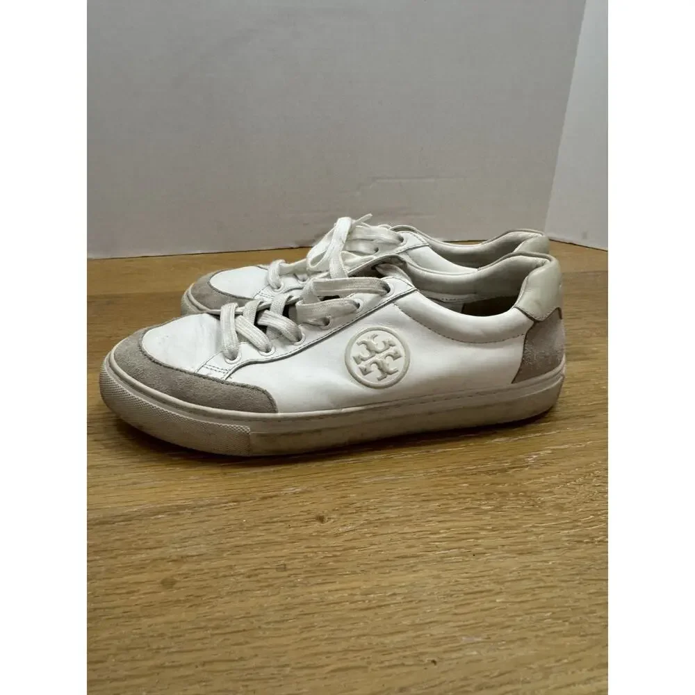 Tory Burch Sneakers White Womens Size 9.5